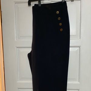 Eloquii Nacy Blue Wide Leg Trouser Size 22